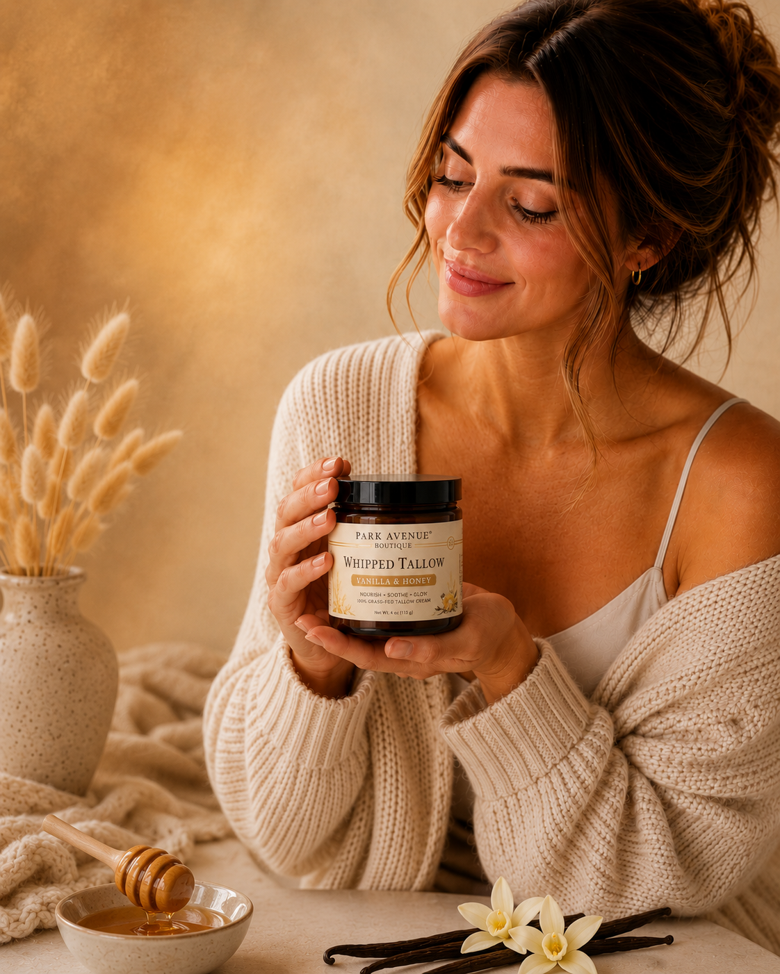Whipped Tallow Cream - Vanilla & Honey