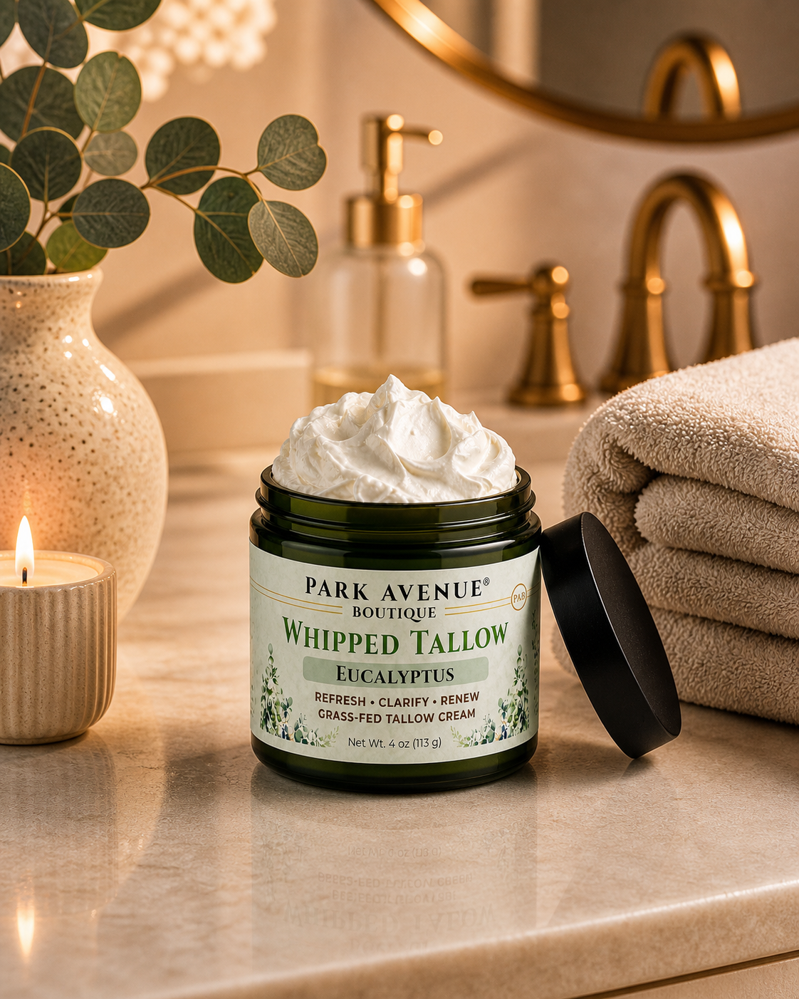 Whipped Tallow Cream - Eucalyptus