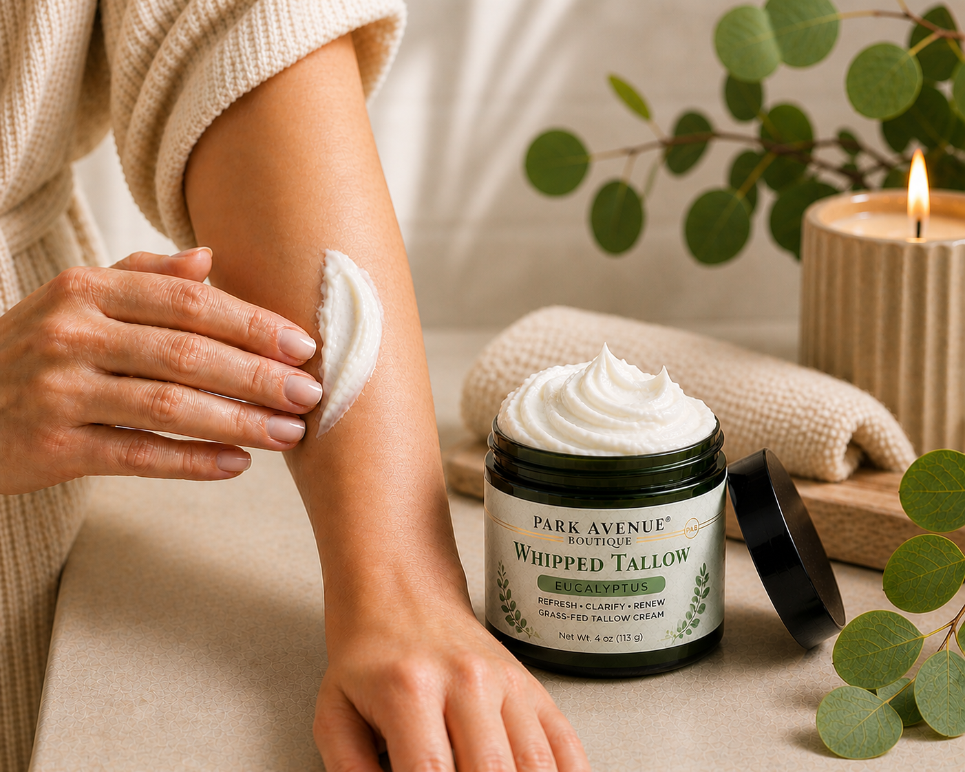 Whipped Tallow Cream - Eucalyptus